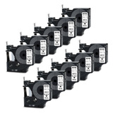 10pk 45013 Etiqueta Para Impresora Dymo D1 45013 Lm 160 Lm28