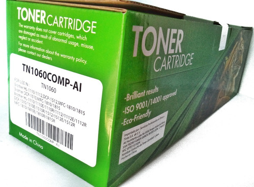 Cartucho Toner Generico Compatible C/brother Tn1060 Tn1060