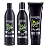 Kit Shampoo Orgânico Creme De Pentear Gel Selante Ser Mulher