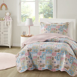 Cobre Leito Colcha Paris Cama 240x160 Solteiro Infantil 2pç