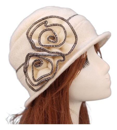 Gorro De Mujer De Lana Elegante.