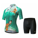 Mysenlan Jersey De Ciclismo Para Mujer Y Conjunto De Pantalo