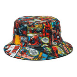 Gorro Bucket Dc Shoes Marvel Deadpool Reversible Black