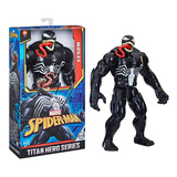 Muñeco Venom Spiderman Marvel Titan Hero 30cm Original