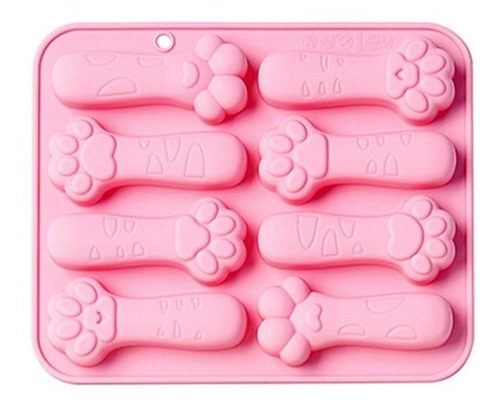 Molde Silicona Patitas De Gato Pet Felino