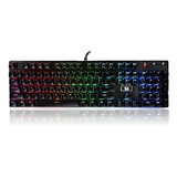 Teclado Mecánico De Juego Con Cable Luz Led De