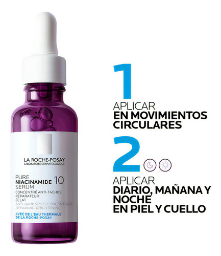 La Roche Posay Serum Pure Niacinamide 10 Día/noche 30ml 