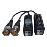 6 Pares Conector Video Balun Engate Rápido Cam. Ahd Cvi Tvi