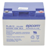Batería Solar / Vrla Agm 12v 40ah / Ciclo Profundo / Epcom-