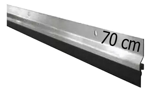 Zócalo Aluminio Con Goma Bajo Puerta 70 Cm Burlete - Raketa