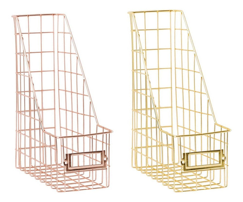 Revistero De De 2 Piezas Sola Capa De Escritorio De Metal