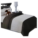 Piecera De Cama Tela Plush Y Genero Reversible *47