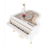 Caja  Musical Vintage Decorativa En Forma De Piano  Elegante