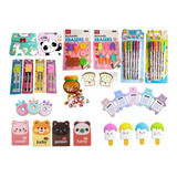 Kawaii Box Sorpresa 130 Artículos Surtidos Papelería Regalos