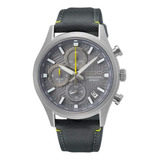 Seiko Reloj Cronógrafo De Cuarzo Con Esfera Gris Para Hombre