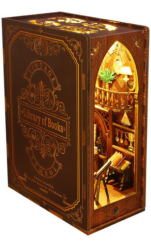 Kit De Diorama En Miniatura Hechos Diy House Book Nook Jugue