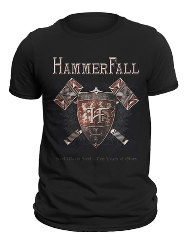 Playera, Hammerfall , Rock, Metal, A1