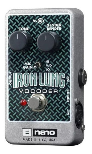 Pedal Vocoder Para Guitarra Y Voz Electro Harmonix Iron Lung