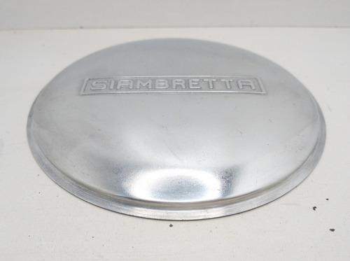 Tapa De Rueda Auxilio Pulida Para Siambretta 125 Y 150 Ld