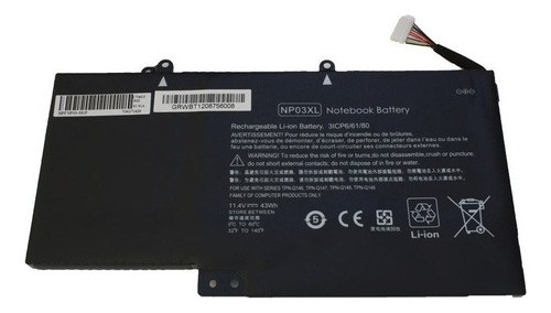 Bateria Compatible Con Hp Pavilion X360 13-a155cl Litio A