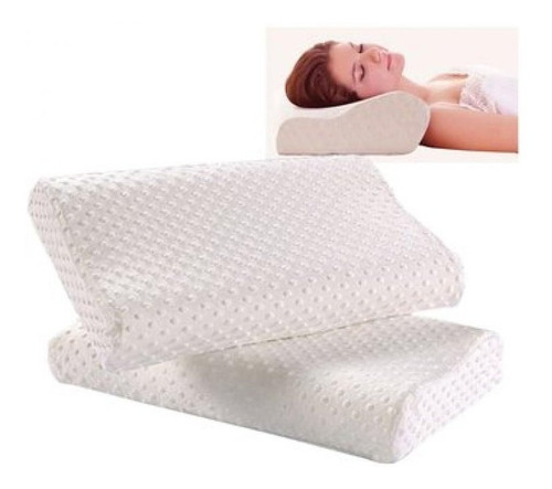 Almohada Memory Pillow Ortopédica Indeformable Con Aloe Vera