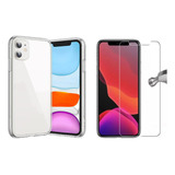 Capa Capinha Fina Slim + Pelicula Vidro Para iPhone 11 6.1