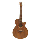 Guitarra Electroacustica Bamboo Ga-40-koa-q Con Funda Msi