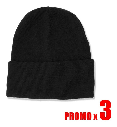 Gorro Gorros Tipo Rocky Negro  Kaosimport 11