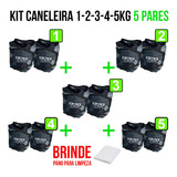 Kit Caneleira Peso Tornozeleira 1kg 2k 3kg 4kg 5kg Camuflado