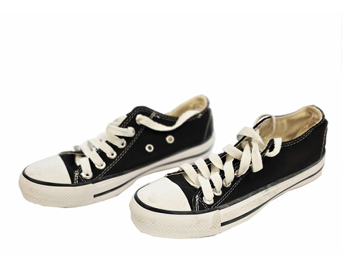 Zapatilla, Converse All Stras, Negras, Talle 37.