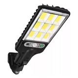 Lampara Reflector Led Con Panel Solar Exterior 30w + Control