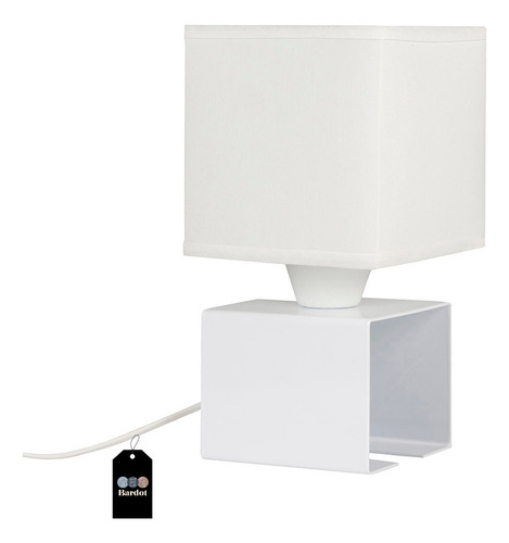 Lámpara Mesa Luz Led Velador Diseño Moderno Minimalista Cubo