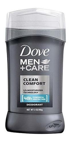 Dove Men + Care Desodorante En Barra, Clean Comfort 3,0 Oz, 