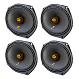 Kit 2 Pares Zetta 6x9 220w Rms 4 Ohms 