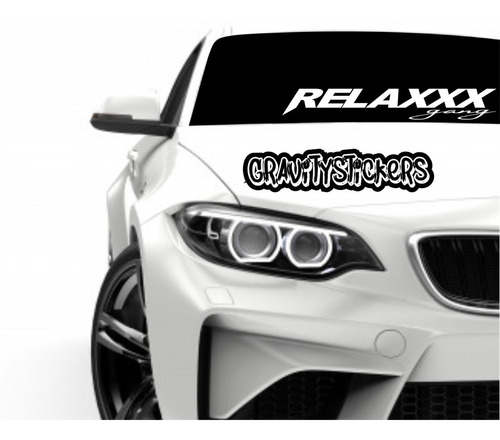 Vinilo Relaxxx Gang Calcomanía Sticker Parabrisas Auto Sol