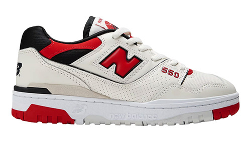 Tenis New Balance 550-blanco/rojo