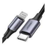 Cable Usb Ugreen Tipo C - Lightning Mfi Certificado Pd Fast 