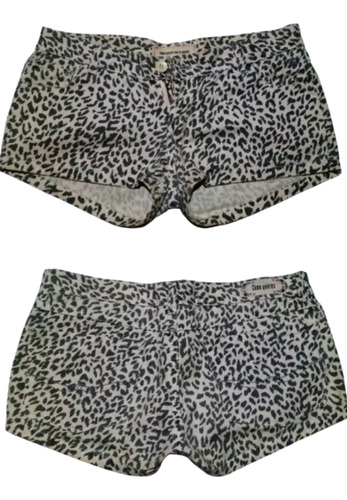 Short Animal Print Como Quieres Que Te Quiera Talle 44