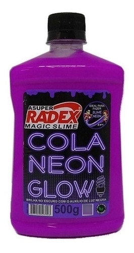 A Melhor Cola Para Slime Cores Neon Radex 500g Magic