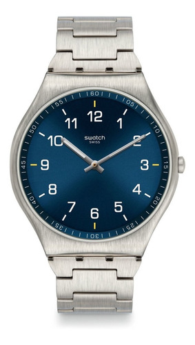 Reloj Swatch Ss07s106g Irony Skin Suit Blue Agente Oficial