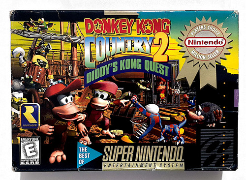  Donkey Kong Country 2 Super Nintendo Snes. 