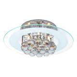 Lustre Plafon De Sobrepor Cristal Roma Redondo 40cm E27 Biv