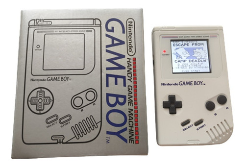 Nintendo Gameboy Ladrillo Dmg-01 Pantalla Ips En Caja +juego