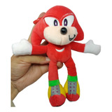 Knuckles Nudillos Llavero Mini Peluche Clip Sonic