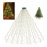 Cadena De Luces De 16 Líneas Para Árbol De Navidad Con Adorn