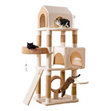 Torre Árbol Rascador Para Gatos Con Casa Para Gato Furrytale