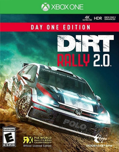 Dirt Rally 2.0 Edição Day One Xbox One - Mídia Física