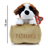 Peluche Animal Perro San Bernardo Barril Bariloche 15 Cm.