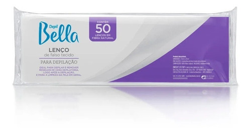 Lenço Depil Bella Gran Style Papel C/ 50 Unidades