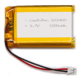 Bateria Lipo 653450 3.7v 1200mah Conector Jst 2 Pines